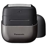 Panasonic Swipe Right Travel Shaver for Men, Portable Electric Razor for Men with USB-C Charging, 3-Blade Cutting System and Beard Sensor Technology, Wet/Dry Use, ES-CM3A-K
