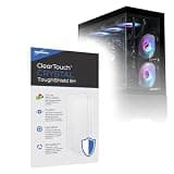 BoxWave Screen Protector Compatible With Raidmax CS-i803 PC Case - ClearTouch Crystal ToughShield 9H (2-Pack), Clear 9H Tough Flexible Film Screen Protector