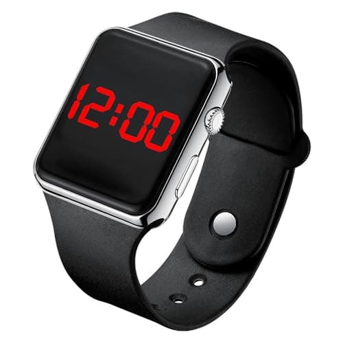 Kids Smart Watch for Boys Girls with Touch Screen - Digital Fitness Tracker Watch, Alarm Clock, Games, Camera, Pedometer, Rechargeable Silicone Wristwatch
