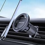 Miracase Car Phone Holder for Magsafe [Strong Magnets] Magnetic Phone Holders for Your Car, 360°Adjustable Air Vent Hands Free Cell Phone Mount Cradle Fit iPhone 17-12 & All Smartphones, Black