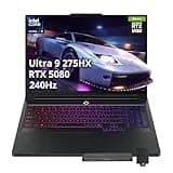 Lenovo Legion Pro 7i 16" WQXGA 240Hz Gaming Laptop, Intel Core Ultra 9 275HX, GeForce RTX 5080 16GB GDDR7, 16GB RAM, 2TB Storage (1TB SSD+1TB Docking Station), RGB Backlit Keyboard, Win 11, Black