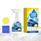 Foam Cleaner Spray – Multi surfacê Foam Solution, Interior Wash, Lemon frêsh Deep Dirt Removal Formula | Powerful Care Product for Cars Kitchens Sofas Bathrooms