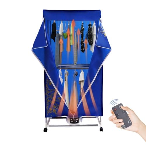 1500w Portable Clothes Dryer - Fast Electric Drying for Apartments, Compact Laundry Solution for Small Spaces, Efficient & Energy-Saving Design