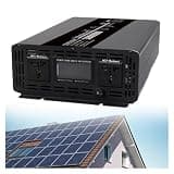 Mobile Home Inverter,10000Watt Power, 12V/24V/48V DC to 110V/220V AC Car with LCD Display for RV Truck Solar Travel Camping(12v)
