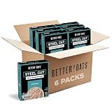 Better Oats Steel Cut Oatmeal, Original Flavor, 11.6 oz Box, 6 Pack