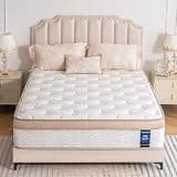 NiSleep Full Mattress 14 Inch Plush Soft Hybrid Cooling Breathable Memory Foam and Pocket Spring Bed, Pressure Relief, Zoned Support, Back Pain Relief, Fiberglass Free CertiPUR-US Certified