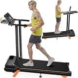 Treadmills for Home, App Compatible, 5 in 1 7.5MPH Foldable Treadmill with 10% Incline, 3.0HP Brushless Drive, 12 HIIT Programs