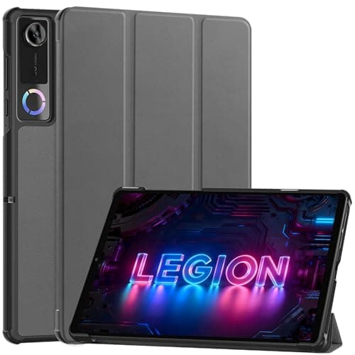 DWaybox Slim Case for Lenovo Legion Y700 Gen 5 8.8 inch 2026 Model TB323FU – Smart Folio Cover with Auto Wake/Sleep, Adjustable Kickstand, Shockproof Lightweight Hard Shell -Gray