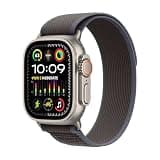 Apple Watch Ultra 2 [GPS + Cellular 49mm] Smartwatch with Rugged Titanium Case & Blue/Black Trail Loop S/M. Fitness Tracker, Precision GPS, Action Button, Extra-Long Battery Life