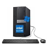 Dell Optiplex 7070 Mini Tower Computer PC, 7070 MT Tower Desktop, Quad Core i5-9500, 8GB RAM, 256GB SSD, Win11 Pro(Renewed)