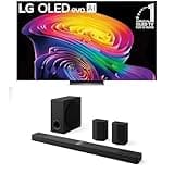 LG 83-Inch Class OLED evo C6 Series 4K Smart TV (OLED83C6HUP, 2026) S95TR 9.1.5-Channel Home Theater Soundbar with Rear Speakers & Wireless Subwoofer Bundle