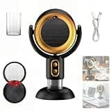 QWEZXO PuffHide Purifer & Smoke Away Purifier-Fan Filter Portable Black Purple Adjustable Angle Puff-Hide PurifierFan,Tabletop SmokePurifier Filters for RemovesOdor(Plug-ln)