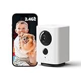 ELYSOO Wireless Indoor Camera: Battery Powered Pet/Dog Camera with Phone App, 360° Pan/Tilt, Smart Detection, No Wiring Needed, 2K Live Video, Night Vision, Portable Security Camera for Home/Pet/Baby