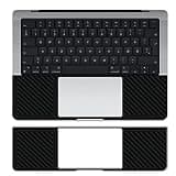 Vaxson 2-Pack Protector Film, compatible with Dell Alienware 16 Aurora AC16250 16" Laptop Carbon Fiber Keyboard TouchPad Trackpad Guard [ Not Screen Protectors ]