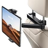 Lamicall Car Headrest Tablet Holder - [Lockable] [3 in 1 Extension Arm] Upgrade Tablet Mount for Car Backseat, Gifts Road Trip Essentials for Kids, for iPad Pro Air Mini, Fire HD, 4.7-13" Tablets