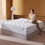– 14 Inch Queen Mattress – Real Hybrid Queen Size Mattress Memory Foam, Reinforced Edge Support, Zoned Coils for Pressure Relief and No Motion Transfer (Queen (14 Inch))