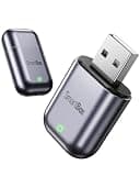Burnt Sugar Wireless Carplay Adapter for iPhone 2026 Upgraded, Ultra-Mini USB for Apple Car Play Convert Wired to Wireless, Stable Low-Lag GPS Plug & Play for iOS 10+ & Cars from 2016+ (Light Gray)