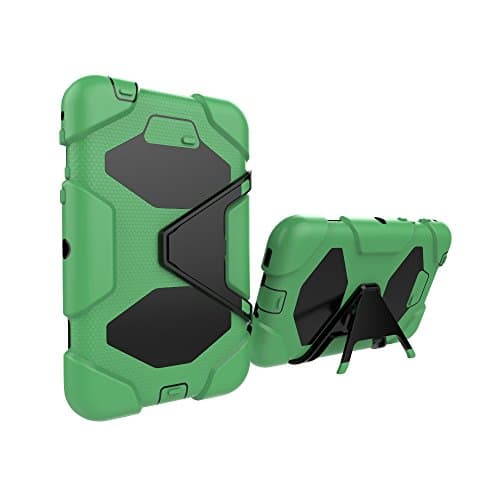 HYAIT® for Galaxy Tab 3 P3200 [Shockproof] 3in1 Hybrid Silicone TPU & Plastic Rugged Heavy Duty Combo High Impact Durable Back Cover-GL06