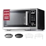TOSHIBA Optichef Series Countertop Microwave Oven with Air Fryer, Inverter, Convection, Broil, Smart Sensor, 1.0 cu.ft, 1000W, Stainless Steel