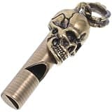FUOYLOO Metal Skull Whistle Portable Outdoor Whistle Loud Crisp -Saving Tool