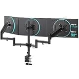 WALI Triple Monitor Mount for 13-32 inch Screens, up to 17.6 lbs per Arm