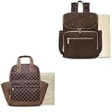 miss fong Diaper Bag Backpack - Large Diaper Bag Backpack Baby Backpack with Small Diaper Bag