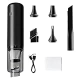Car Vacuum Cleaner Cordless Rechargeable, 6000 Pa Handheld Vacuum, 60 W Portable Air Duster, Multiple Nozzles, 2000 mAh Battery, Type C Charge, Blow and Suction for Home and Car Cleaning