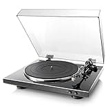 Denon DP-300F Fully Automatic Analog Turntable & Vinyl Record Player with Built-in Phono Equalizer | Turntables for Vinyl Records | Unique Tonearm Design | Hologram Vibration Analysis | Slim Design