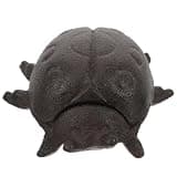 ULTECHNOVO Cast Iron Ladybug Shaped Key Hider Outdoor Decorative Key Holder Multi-functional for Vacation Properties and Cabins Black Iron
