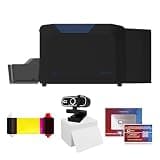Bodno A40 Pro Dual Sided ID Card Printer & Complete Supplies Package with Bronze Edition Software