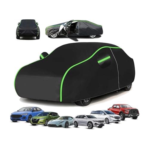 Car Cover for Buick Invicta 4 Door Hardtop 1960 (553.5 x 203.2 x 145.3cm),All-Weather Car Cover- Rain/Snow Resistant + UV Protection + Dustproof + Anti-Aging, Night Reflective Strips