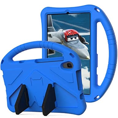 QYiiD Kids Case for Galaxy Tab A 8.4 2020 SM-T307, Kids Friendly Light Weight Non-Toxic EVA Shockproof Case with Convertible Handle & Kickstand for Samsung Galaxy Tab A 8.4 Inch 2020 Release, Blue