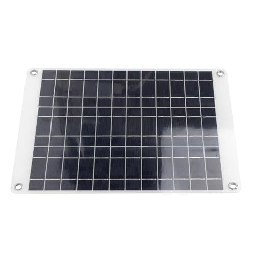 50W Solar Panel,Monocrystalline 12V Power with Water Proof Controller, Easy Setup for Home Office Camping Hiking Emergency Charge Devices, Ideal for Smartphone Tablet