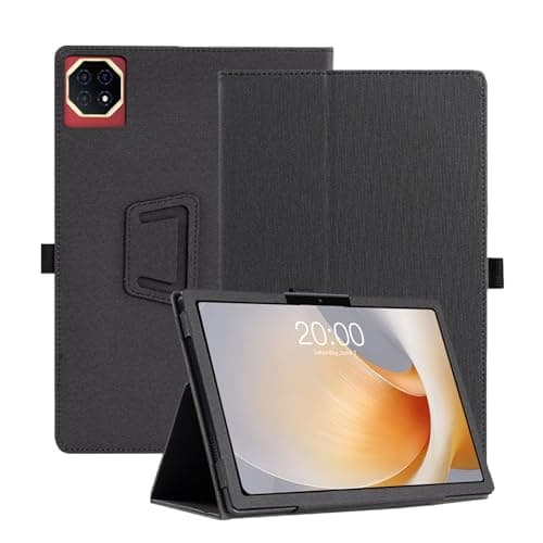 Case for TECLAST T65 Plus Tablet 13.4inch,NOUKAJU Tablet Protection Cover,Folding Stand with Pencil Holder and Wrist Strap,Drop-Resistant,Protection Case for TECLAST T65 Plus(Black)