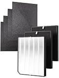 AirLala 2000 Filter Replacement Kit Compatible with AirDoctor 2000 AD2000, Includes 1 Main Filter, 2 Activated Carbon Filters, 4 Pre-Filters, Compatible with Part # ADF2001/ADF2002/ADF2003