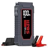 HPBS Car Jump Starter - 5000A Peak Jump Starter Battery Pack with DC for Up to All Gas and 10.0 L Diesel Engines, 12V Portable Battery Jump Starter with 3.0" LCD Display