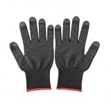 Gaming Finger Sleeves, Dotted Polyester Fabric for Mobile Touchscreens, Fits Smartphones and Tablets (1 Pair)