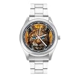 NTVOWPZO Three-Hand Analog Stainless Steel Watches for Men Easy Reader