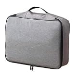 Certificate Storage Bag, Oxford Document Bag with Safe Code Lock, Multi Layer Storage Pouch for Certificates Passports Files, Durable Oxford Cloth Organizer for Home (Grey)