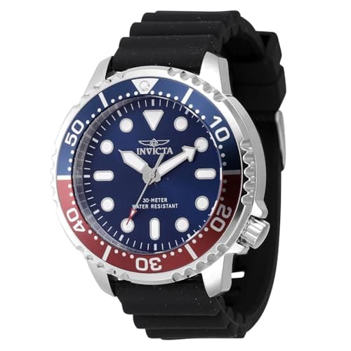 Invicta Pro Diver Men 48mm Stainless Steel Steel Blue dial PC21J Quartz