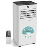 SereneLife 8000 BTU Portable Air Conditioner, Small AC Unit with Dehumidifier and Fan, Mini AC Unit with 350 Sq. Ft. Coverage, Timer Settings Up to 24 Hours and Window Mount Kit for Room