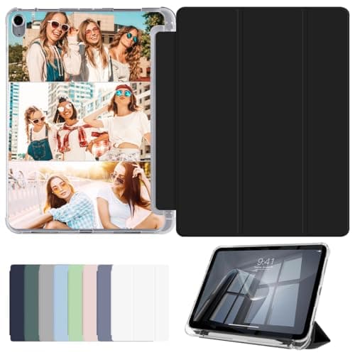 Custom Case for iPad Pro 10.5 inch 2017 (Model: A1701 A1709 A1852) with Photo/Text,Personalized Collage Picture/Name Cover Shell Protective Leather, Auto Sleep/Wake