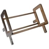 TOPPERFUN Desktop Book Stand and Magazine Rack with Strong Load-Bearing and Dirt Resistance, Practical Tabletop Organizer for Home Office or Study, Smooth Surface and Fine Workmanship