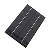 Jenivaint Mini Solar Panel Polysilicon Solar Charger 1.9W 5V Resin Sealed Panel Module High Efficiency Portable Design for DIY Outdoor Camping Battery Charging