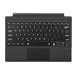 Zoof Type Cover for Microsoft Surface Pro 7+ / Pro 7/6 / 5/4 / 3, 12.3 inch, Ultra-Slim Wireless Bluetooth Tablet Keyboard with Multi Touchpad (Black Gray)