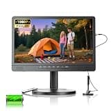 Desobry 18.5" Portable TV with Antenna, 6500mAh Built-in Power Operated TV, 12 Volt Small TV Support HDMI/AV/USB/Headphone Jack Input，Portable T V for Camping, RV, Patio, Kitchen, Indoor, Outdoor