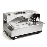 Xoiasth Automatic Ink Marking Machine, 180W Coding Device with Adjustable Print Thickness, 300 Times/Min, Solid Dry Ink for Batch Coding, Picture and Barcode