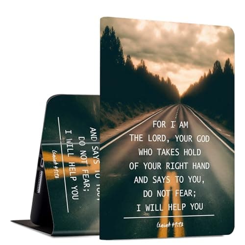Case for Samsung Galaxy Tab S11 Ultra 14.6 Inch 2025 Slim PU Leather Multi-Angle Viewing Smart Stand Cover with Auto Wake/Sleep for Samsung Tab S11 Ultra 5G SM-X936B/SM-X930,Quotes Bible Isaiah 41-13
