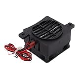 JTLB PTC Air Heater 24V PTC Heater Portable Fan 80W 30S Fast Heating Constant Temperature Ceramic Insulated Nylon Shell for Small Space