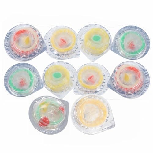 GALPADA Gifts 10pcs Colorful Flower Condoms Safe Sleeve Adult Sex Life Supplies Ultra- Thin Health Products (Small Flower)